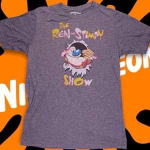 Y2K (2009) Distressed Ren & Stimpy Nickelodeon Shirt - Like New, Never Worn
